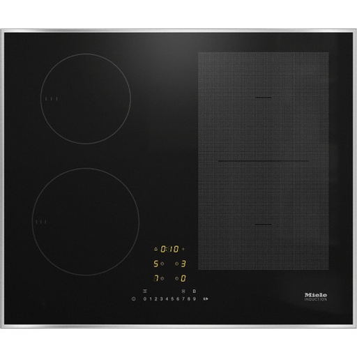 [1208890] 
Plan de cuisson vitrocéramique à induction Miele KM 7464 FR cadre inox - modèle d'exposition 